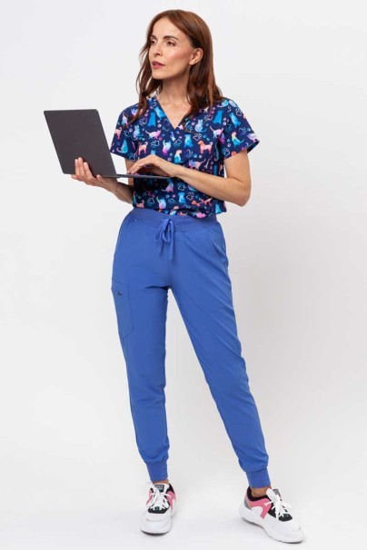 Dámska lekárska blúza Maevn Prints Furr-ever Colorful-8