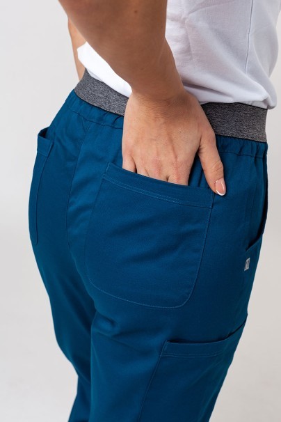 Dámske lekárske nohavice Maevn Matrix semi-jogger karibsky modré-4