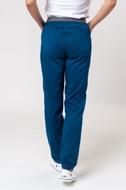 Dámske lekárske nohavice Maevn Matrix semi-jogger karaibsky modré-2