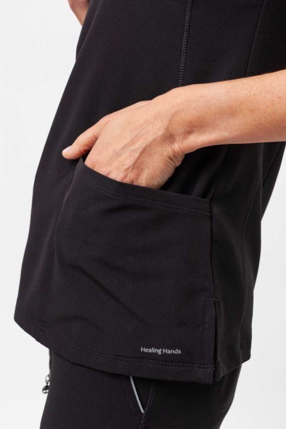 Dámska lekárska blúzka Healing Hands Sonia čierna-6