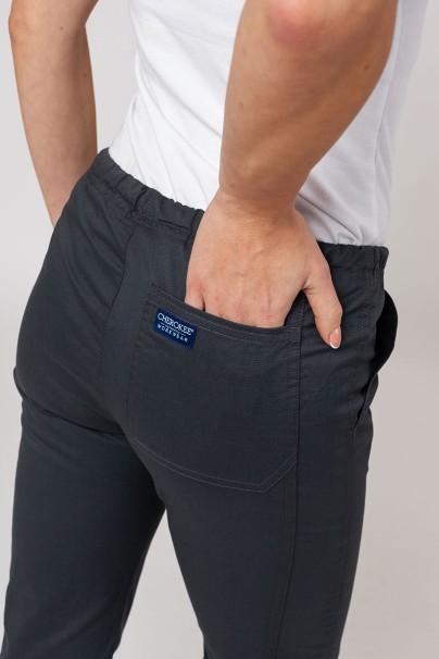 Lekárske dámske nohavice Cherokee Core Stretch Mid Rise šedá-5