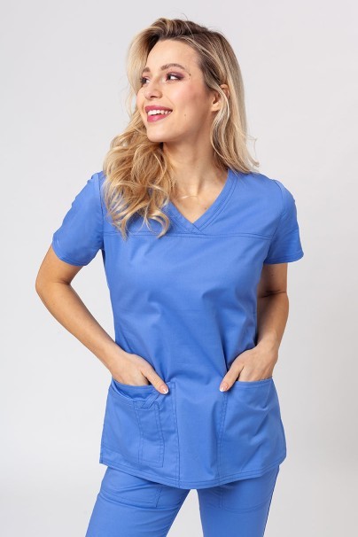 Lekárska dámska súprava Cherokee Core Stretch (blúza Core, nohavice Mid Rise) klasicky modrá-7