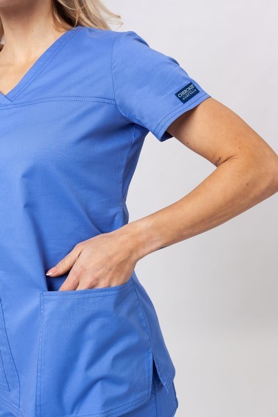 Lekárska dámska blúza Cherokee Core Stretch Top klasicky modrá-3