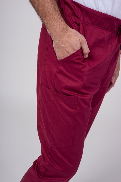 Lekárske nohavice Sunrise Uniforms Active Flow čerešňovo červené-4