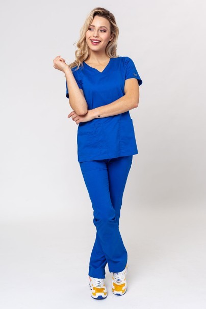 Lekárska dámska blúza Cherokee Core Stretch Top kráľovsky modrá-7