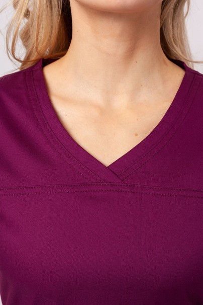Lekárska dámska blúza Cherokee Core Stretch Top čerešňová červená-4