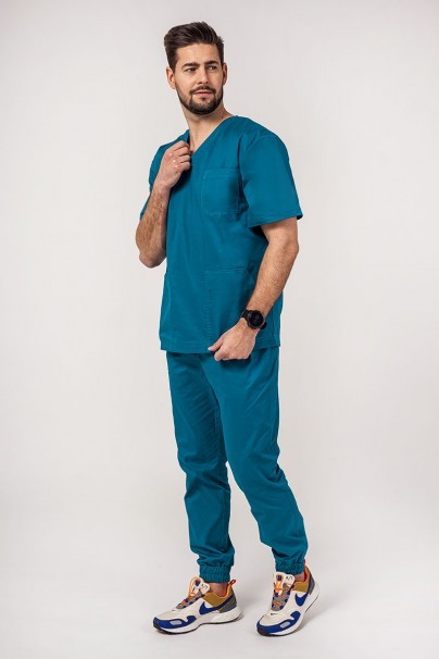 Lekárska blúzka Sunrise Uniforms Active Flex karibsky modra-2