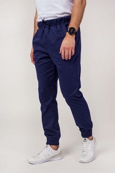 Pánska lekárska súprava Sunrise Uniforms Active (blúzka Flex, nohavice Flow) námornická modrá-6