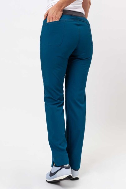 Dámske lekárske nohavice Cherokee Infinity Slim Pull-on karaibsky modré-2