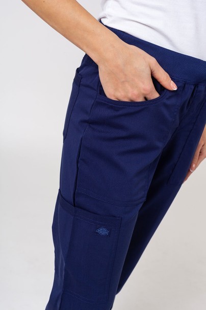 Lekárske dámske nohavice Dickies Balance Mid Rise námornická modrá-3