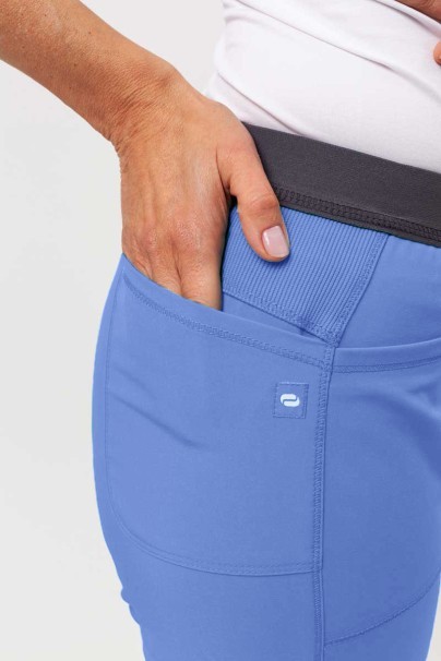 Dámske lekárske nohavice Cherokee Infinity Slim Pull-on klasicky modré-3