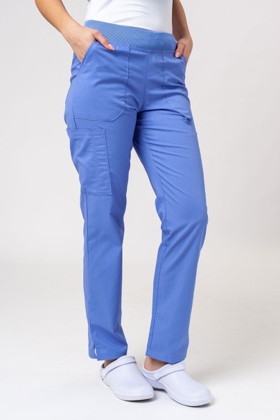Lekárska dámska súprava Dickies EDS Signature Modern (halena V-neck, nohavice Pull-on) klasicky modrá-7