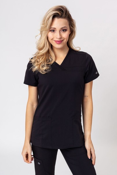 Lekárska dámska súprava Dickies Balance (blúza V-neck, spodná Mid Rise) čierna-2