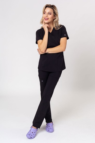 Lekárska dámska blúza Dickies Balance V-neck Top čierna-5