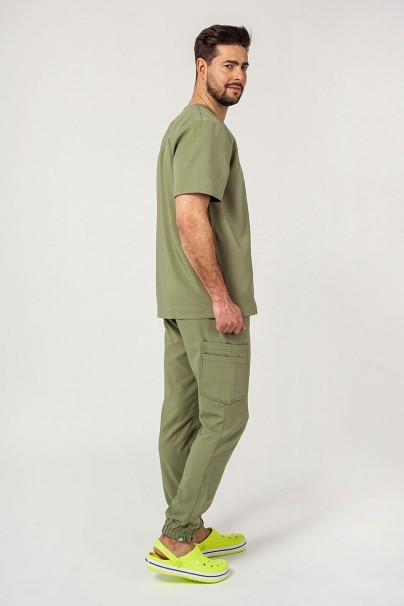 Lekárska blúzka Sunrise Uniforms Premium Dose olivková-4