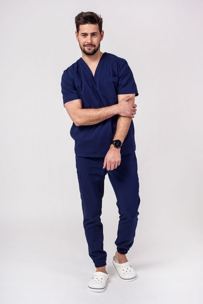 Lekárska blúzka Sunrise Uniforms Premium Dose námornícká modrá-6