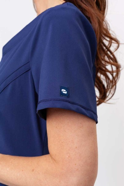 Dámska lekárska blúza Cherokee Infinity Round Neck námornícky modrá-4