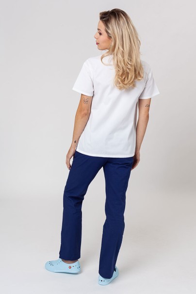 Lekárska dámska blúza Dickies EDS Signature V-neck Top biela-6