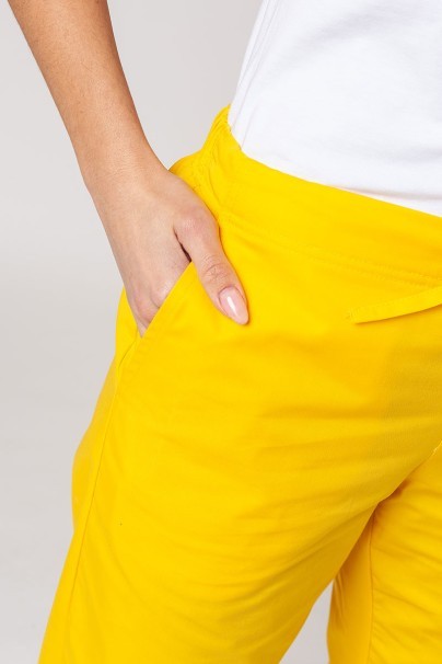 Univerzálne lekárske nohavice Sunrise Uniforms Basic Regular žlté-3