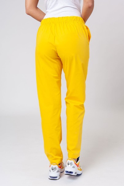 Dámske lekárske nohavice Sunrise Uniforms Basic Regular žlté-2