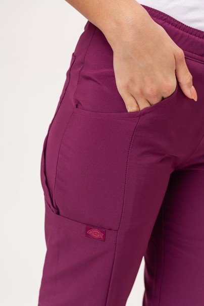 Dámske lekárske nohavice Dickies EDS Essential Mid Rise čerešňovo červené-3