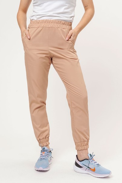 Dámska lekárska súprava Sunrise Basic Jogger FRESH béžová-6