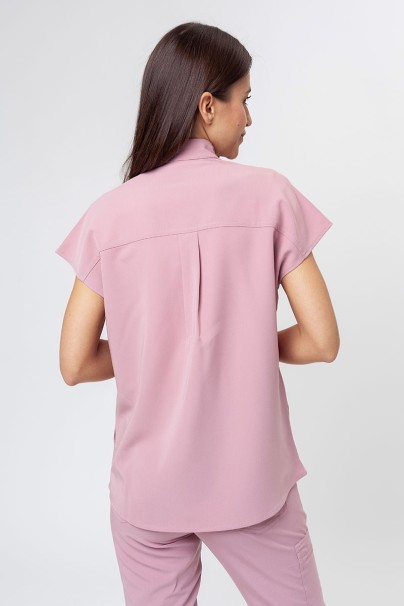 Dámska lekárska blúza Uniforms World 518GTK™ Avant pastelově ružová (magnetické klipsy)-2