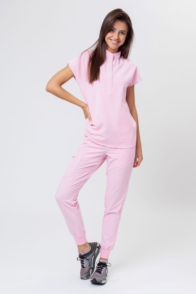 Dámska lekárska blúza Uniforms World 518GTK™ Avant ružová (magnetické klipsy)-7