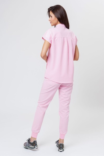 Dámska lekárska blúza Uniforms World 518GTK™ Avant ružová (magnetické klipsy)-8