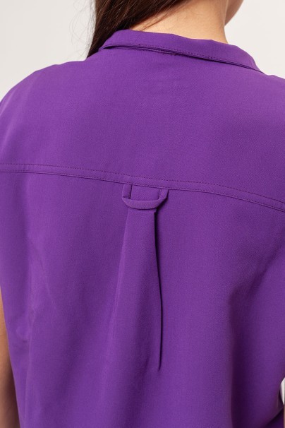 Dámska lekárska blúza Uniforms World 518GTK™ Avant fialová (magnetické klipsy)-5