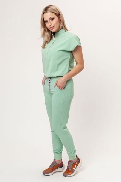 Dámska lekárska blúza Uniforms World 518GTK™ Avant pistáciová (magnetické klipsy)-9