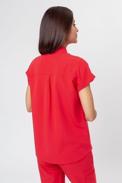 Dámska lekárska blúza Uniforms World 518GTK™ Avant červená (magnetické klipsy)-2