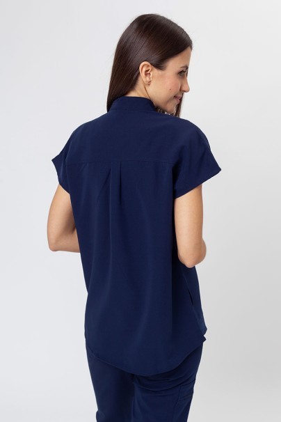 Dámska lekárska blúza Uniforms World 518GTK™ Avant námornícky modrá (magnetické klipsy)-2