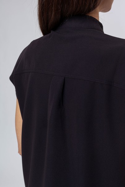 Dámska lekárska blúza Uniforms World 518GTK™ Avant čierna (magnetické klipsy)-4