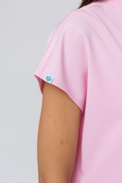Dámska lekárska blúza Uniforms World 518GTK™ Avant ružová (magnetické klipsy)-4