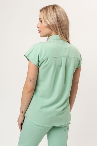 Dámska lekárska blúza Uniforms World 518GTK™ Avant pistáciová (magnetické klipsy)-1