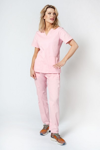 Dámské lekárske nohavice Sunrise Uniforms Active Loose ružové-6