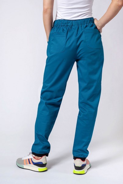 Dámské lekárske nohavice Sunrise Uniforms Active Loose karaibsky modré-1