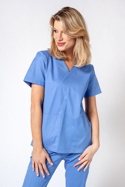 Dámska lekárska súprava Sunrise Uniforms Active III (blúzka Bloom, nohavice Air) klasicky modrá-2