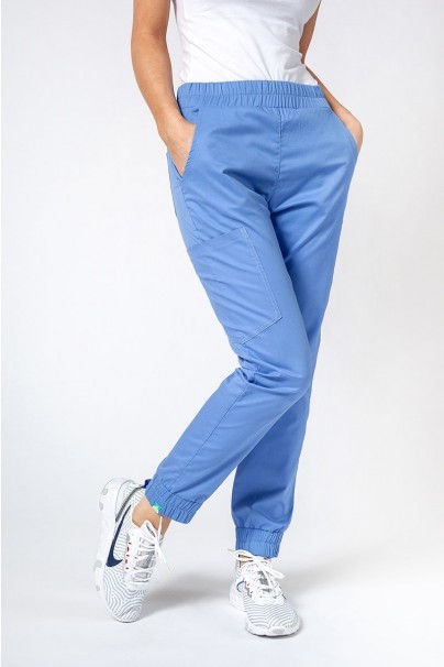 Dámska lekárska súprava Sunrise Uniforms Active III (blúzka Bloom, nohavice Air) klasicky modrá-6