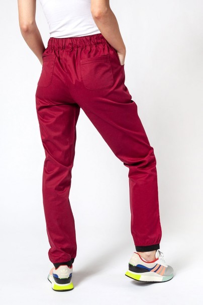 Dámské lekárske nohavice Sunrise Uniforms Active Loose čerešňovo červené-1