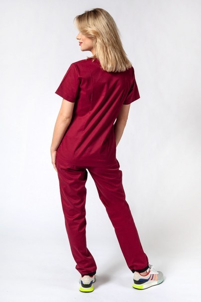 Dámské lekárske nohavice Sunrise Uniforms Active Loose čerešňovo červené-7