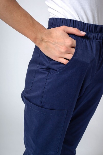 Dámske lekárske nohavice Sunrise Uniforms Active Air jogger námornícky modré-4