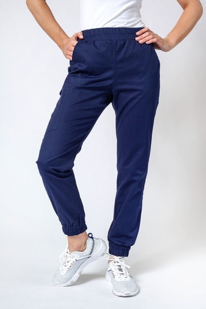 Dámske lekárske nohavice Sunrise Uniforms Active Air jogger námornícky modré-3