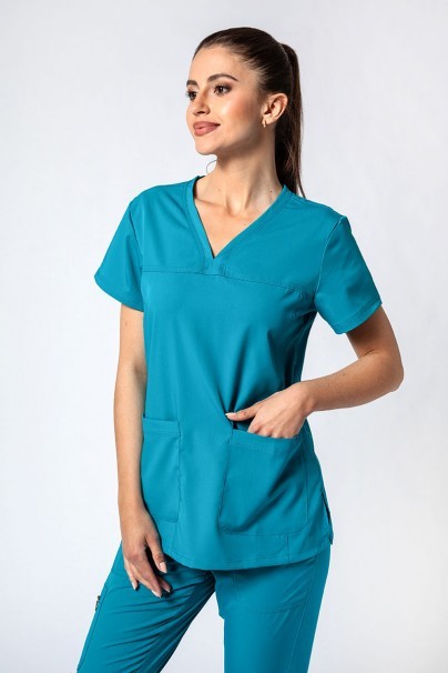 Lekárska súprava Adar Uniforms Ultimate morsky modrá (s blúzkou Sweetheart - elastic)-3
