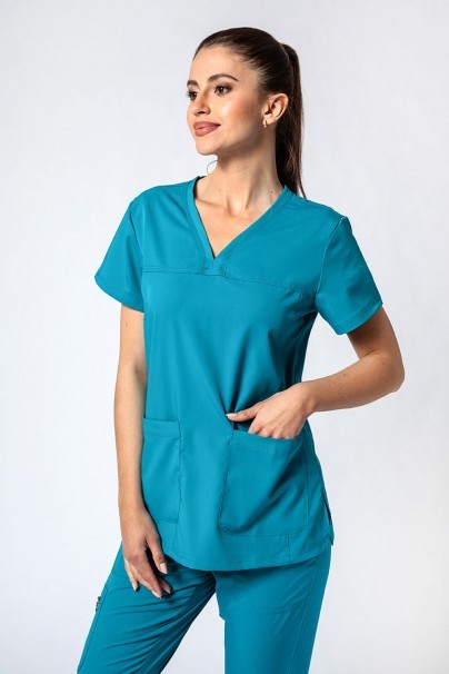 Lekárska súprava Adar Uniforms Ultimate morsky modrá (s blúzkou Sweetheart - elastic)-3