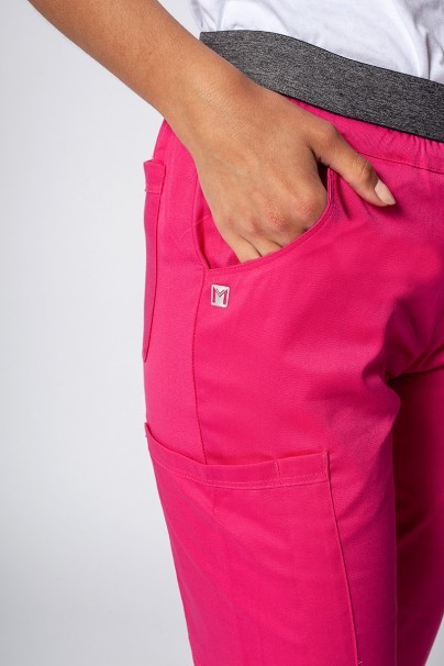 Dámske lekárske nohavice Maevn Matrix Contrast semi-jogger ružové-3