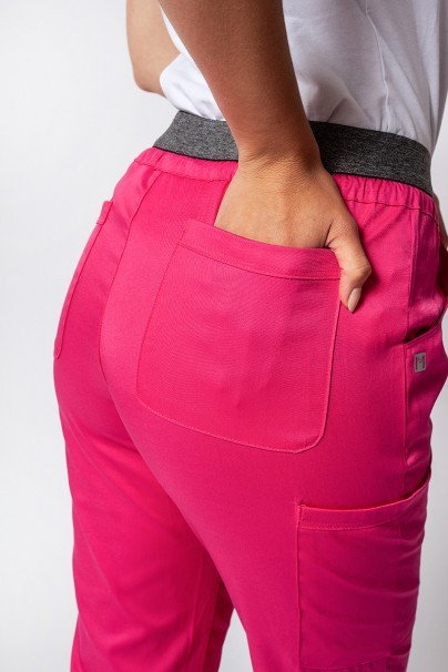 Dámske lekárske nohavice Maevn Matrix Contrast semi-jogger ružové-4