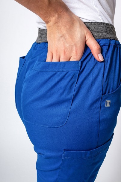 Dámske lekárske nohavice Maevn Matrix semi-jogger kráľovsky modré-4
