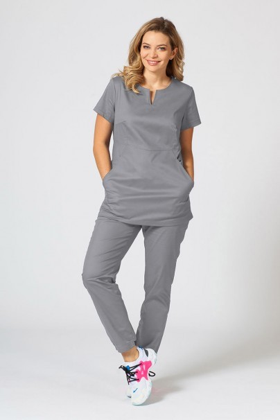 Dámské lekárske nohavice Sunrise Uniforms Active Loose svetlo šedá-1